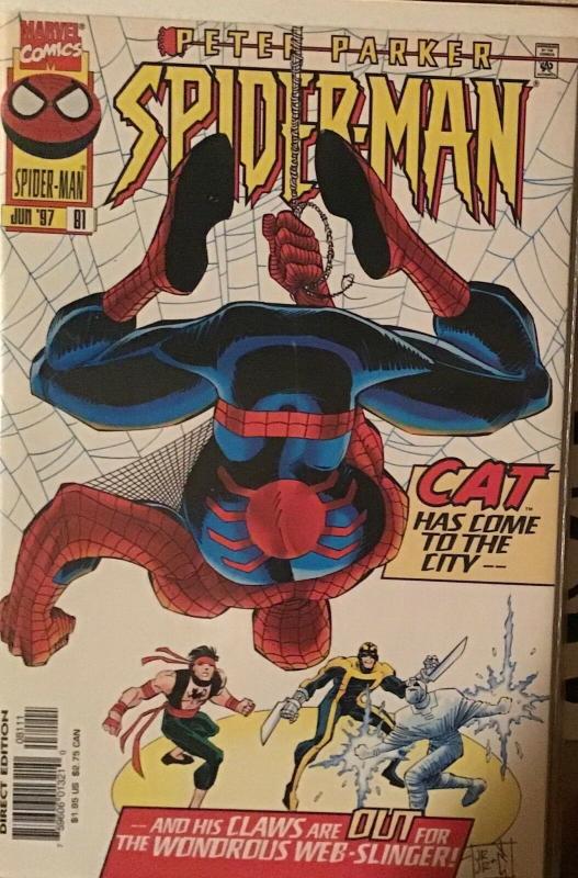 PETER PARKER SPIDER-MAN MARVEL 8 ISSUE LOT #75-82 CROWN FIRST APPEARANCES NM