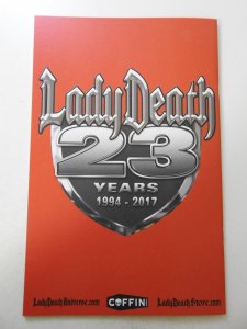 Lady Death #1 Metallic Dark Queen Edition NM Condition! Signed W/ COA!