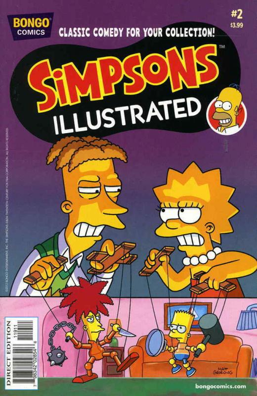 Simpsons Illustrated #2 VF; Bongo | save on shipping - details inside