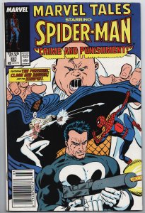 Marvel Tales #221 Spider-Man | Punisher | Cloak & Dagger (1989) FN [ITC1076]