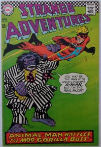 Strange Adventures #201 (Jun 1967, DC), VG-FN, last Animal Man, 2nd full app.