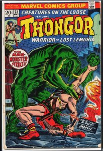 Creatures on the Loose #23 (1973) Thongor