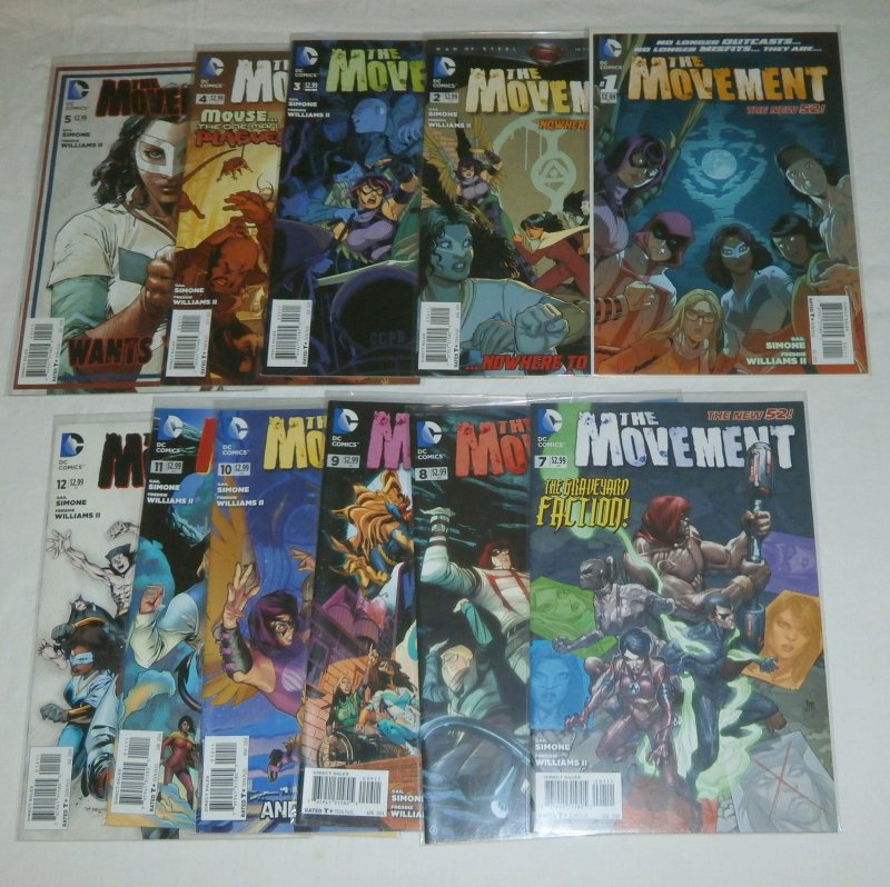 Movement #1-5,7-12 (set of 11) Simone/Williams II, New 52, DC 2013, Batgirl