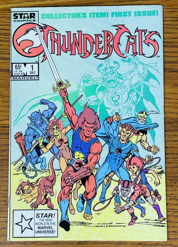 THUNDERCATS #1 COMIC BOOK 1985 Marvel Star 1ST PRINT APPEARANCE LION-O Direct VF