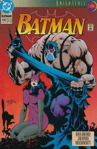 Batman #498 FN ; DC | Knightfall 15 Bane Catwoman Kelley Jones