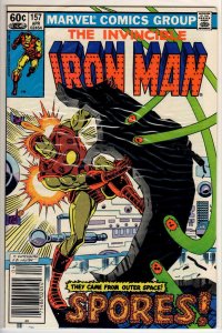 Iron Man #157 Newsstand Edition (1982) 9.2 NM-