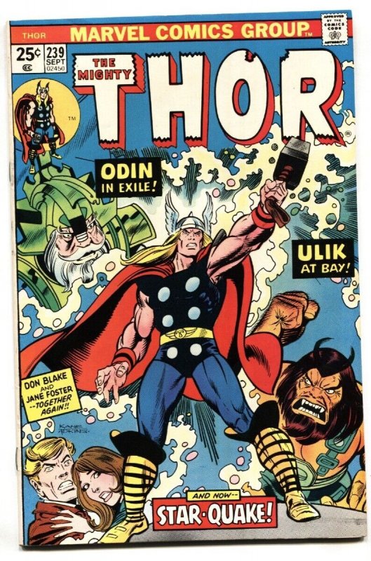 Thor #239-comic book-1st appearance of Heliopians-MARVEL comic book VF