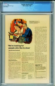 CAPTAIN AMERICA #107 CGC 9.6 1968--RED SKULL-2094798001