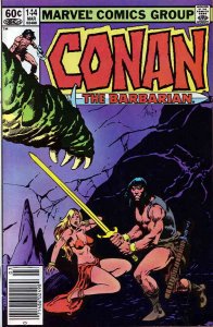 Conan the Barbarian #144 (Newsstand) VG ; Marvel | low grade comic Bruce Jones