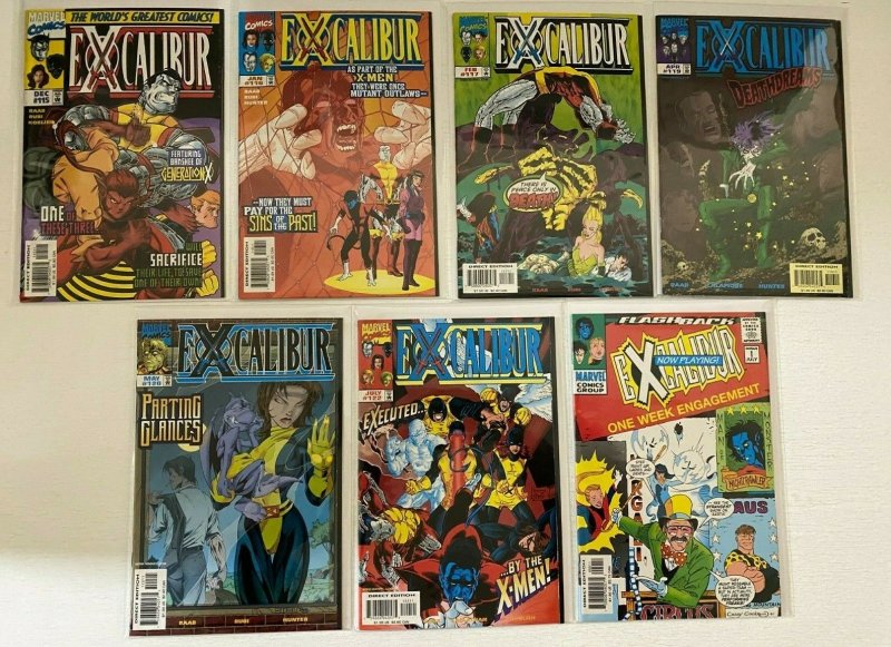 Excalibur comic lot from:#91-122 + special (1st series) 31 diff 8.0 VF (1995-98)