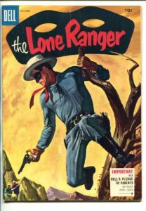 THE LONE RANGER #87-1955-DELL-TONTO-SCOUT-SILVER-SILVER BULLET-vg
