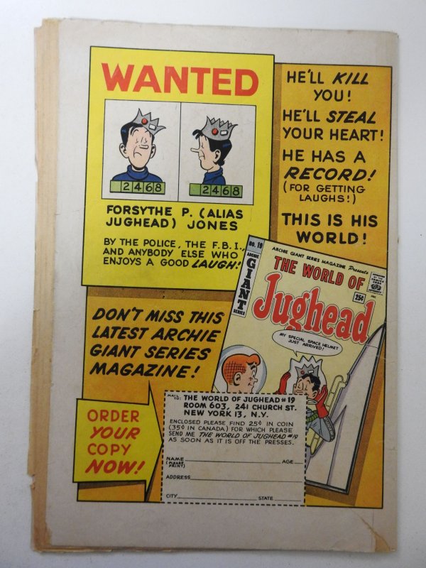 Archie's Madhouse #22 (1962) PR  2 pages missing does not impact Sabrina...