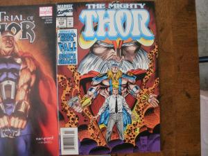 5 MARVEL THOR Comic: #602 MIGHTY THOR #479 THOR CORPS #2 3 TRIAL OF One-Shot