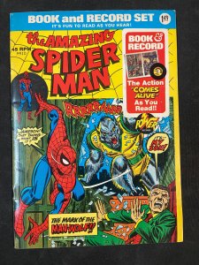 MARVEL POWER RECORDS THE AMAZING SPIDER-MAN VINTAGE BOOK & RECORD
