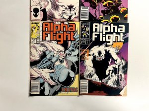 4 Alpha Flight Marvel Comics #45 46 47 48 Hulk Avengers Iron-Man Thor 84 JS3