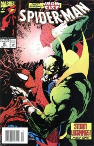 Spider-Man #41 (Newsstand) VG ; Marvel | low grade comic Iron Fist Jae Lee