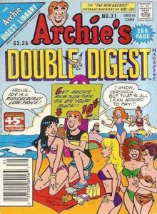 Archie's Double Digest Magazine #31 FN ; Archie | beach bikini