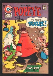 Popeye #126  1974 - Charlton  -FN - Comic Book