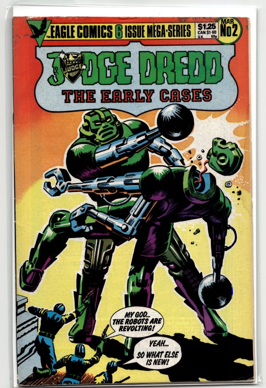 Judge Dredd #2 (1986) Judge Dredd
