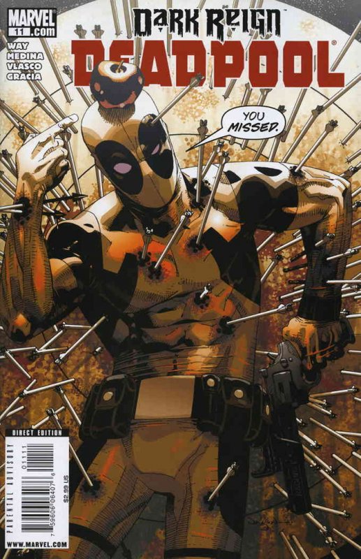 Deadpool (3rd Series) #11 VF/NM ; Marvel | 1st Print Dark Reign Bullseye