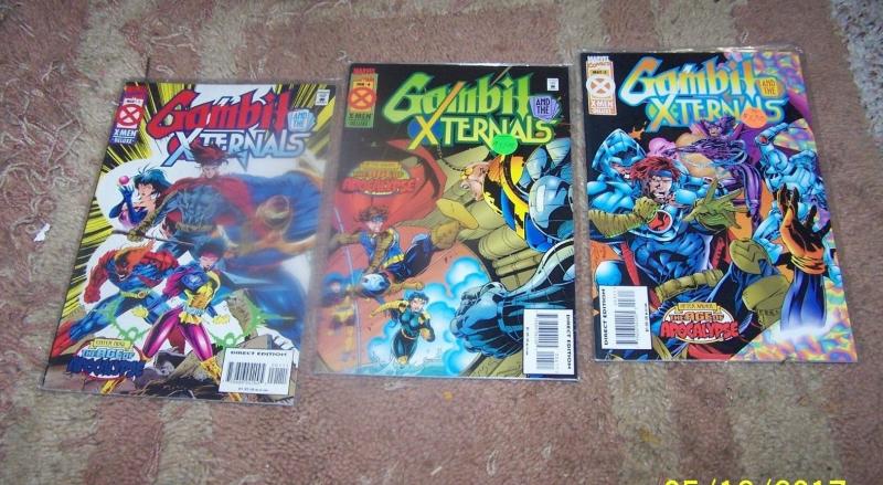 gambit and the x-ternals comics  # 1,2,3,4   age of apocalypse  AFTER XAVIER
