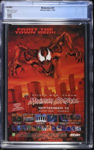 WOLVERINE (1988) #87 CGC 9.8 WP WOLVERINE AND GAMBIT TEAM-UP COVER kg