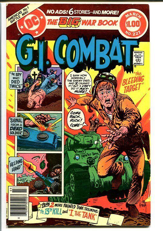 G.I. COMBAT #227-DC WAR-HAUNTED TANK FN/VF