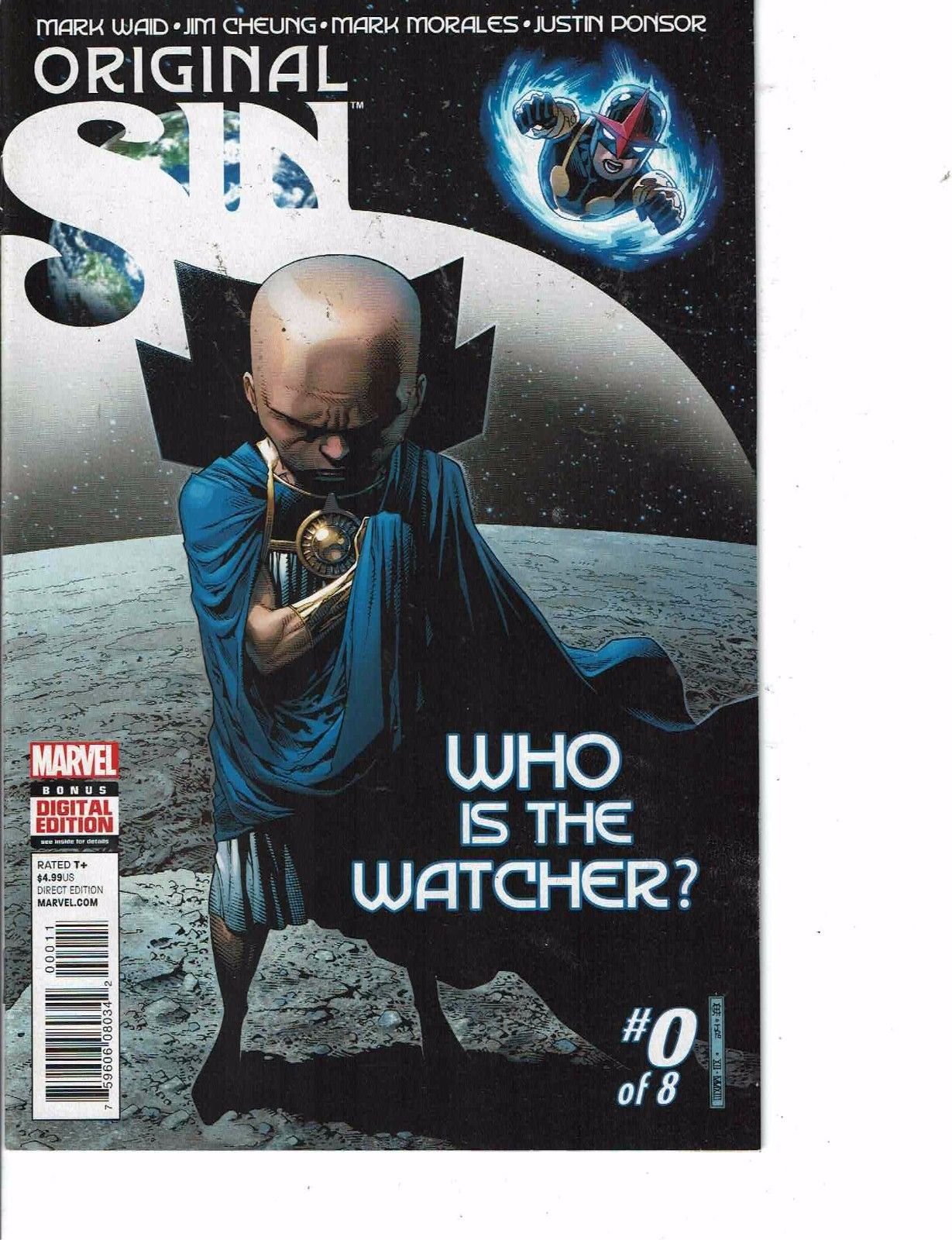 Original Sin #0 Who Is The Watcher? Marvel Comics VF/NM