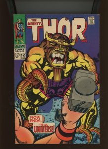 (1968) Thor #155: SILVER AGE MARVEL! WE COMBINE SHIPPING! (7.0/7.5)