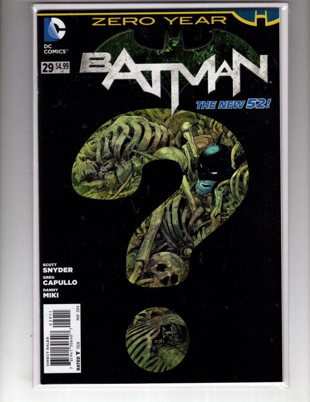 Batman #29 (2014) ZERO YEAR Snyder & Capullo    / ID#01