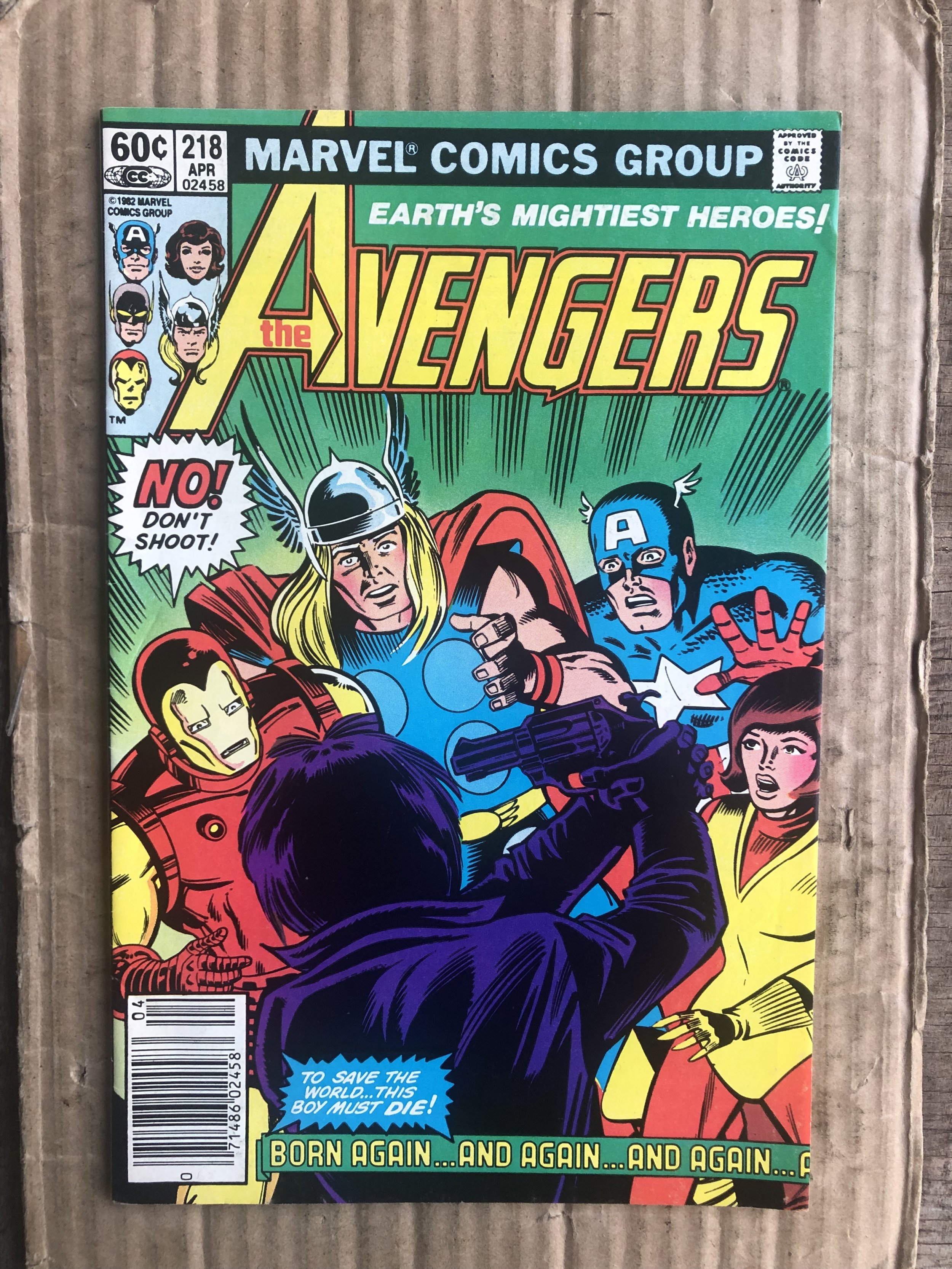 The Avengers #218 Newsstand Edition (1982) | Comic Books - Bronze Age ...