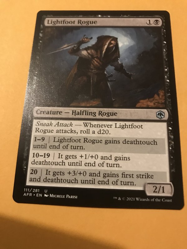LIGHTFOOT ROGUE : Magic the Gathering MtG / Adventures in Forgotten Realms  | Comic Collectibles - Trading Cards - Magic the Gathering / HipComic