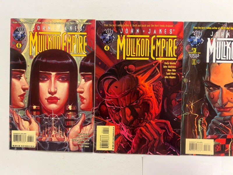 4 Mullkon Empire Tekno Comic Books # 2 3 4 6 86 JS47