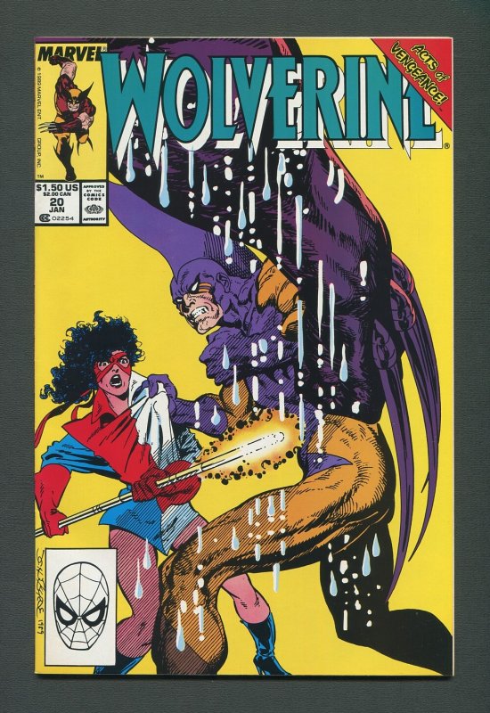 Wolverine #20  / 9.2 NM- 9.4 NM  (1988 1st Series)