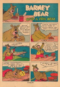 Gorgeous Copy! OUR GANG #3 (Jan 1943) 10 pgs by Walt Kelly! Plus Barney Bear!