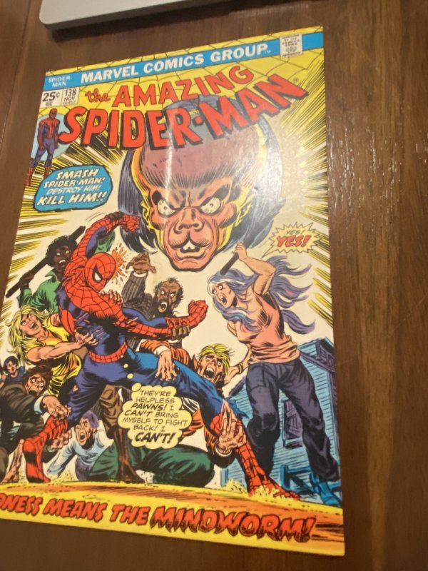 The Amazing Spider-Man #138 (1974)Mimdworm attacks