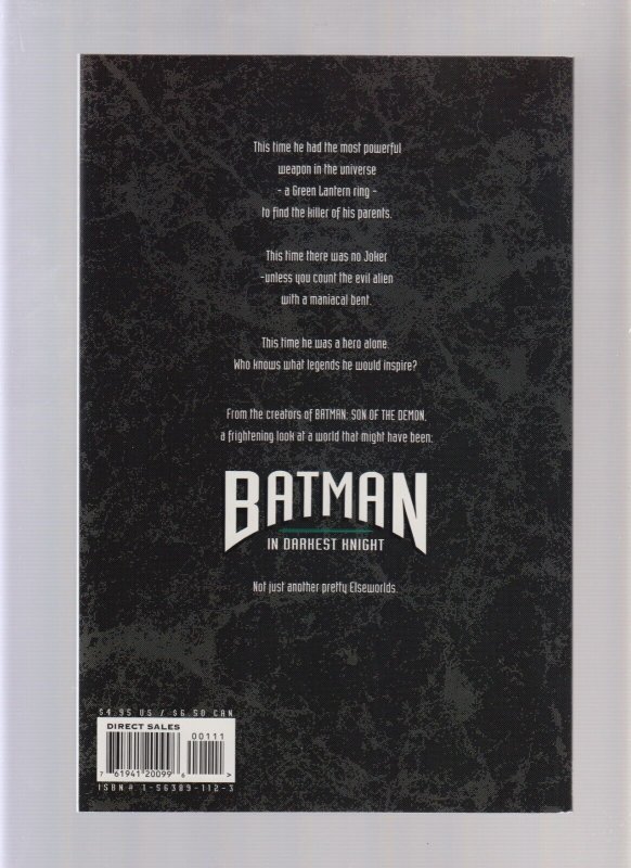 BATMAN: IN THE DARK - TRADE PAPERBACK (9.0) 1994