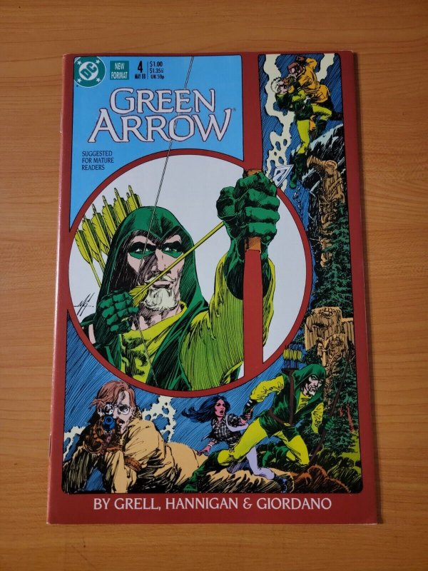 Green Arrow #4 Direct Market Edition ~ NEAR MINT NM ~ 1988 DC Comics