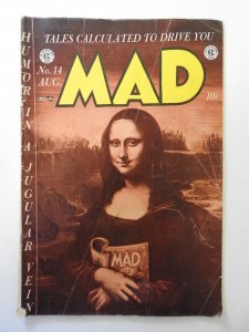 MAD #14 (1954) VG- Condition moisture stain, 1 in tear fc