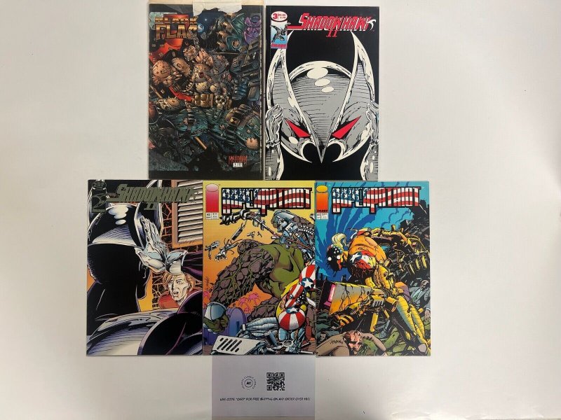 5 Image Comics Super Patriot #2 3 + Shadowhawk II # 1 3 + Black Flac #1 66 JS30