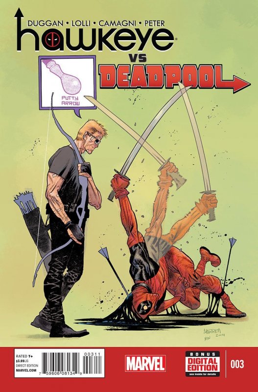HAWKEYE VS. DEADPOOL #03 (2015) JAMES HARREN | TRADE DRESS