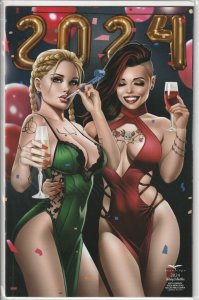 Van Helsing The Syndicate Cover E 2024 New Year LE375 NM Garvey *WITH STICKER*