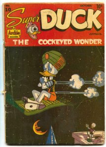 Super Duck #10 1946- Golden Age Archie Funny Animals- G+