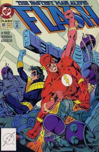 Flash (2nd Series) #82 VF ; DC | Nightwing Mike Wieringo