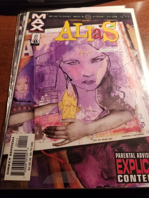 ALIAS #11 (2002) MARVEL MAX JESSICA JONES-NM-MT Never Read- Bendis