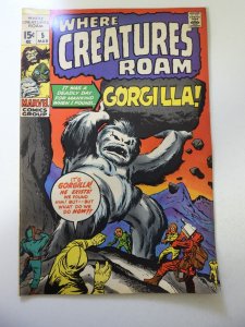 Where Creatures Roam #5 (1971) VG/FN Condition