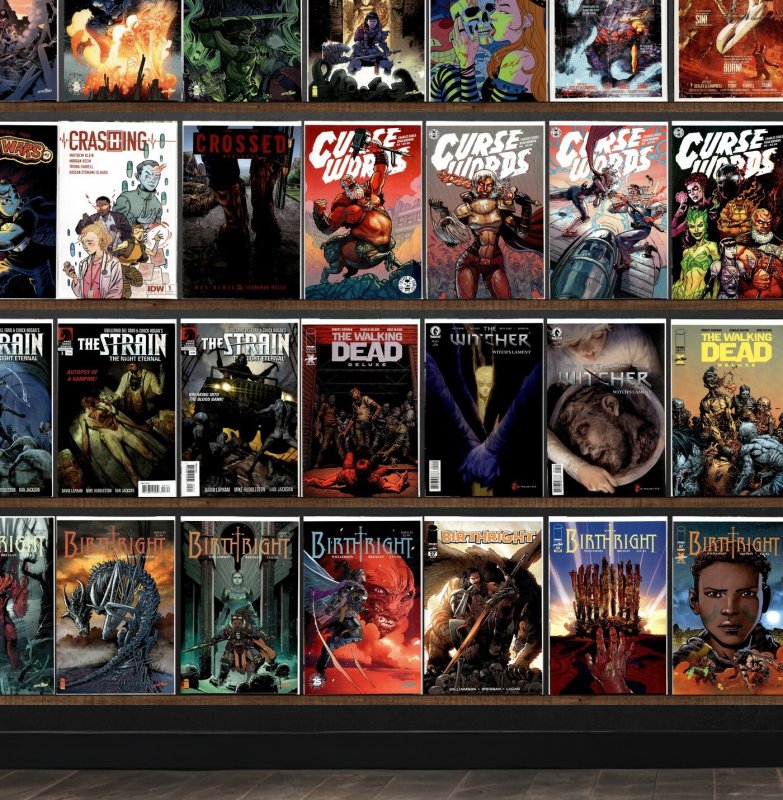 Huge Lot 140+ Comics with Birthright, Curse Words, The Scumbag & More!
