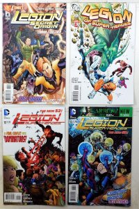 Legion Superheroes Lot 4 #6th 10, 7th 12, 13, Secret Origin 4 2012 DC Comics