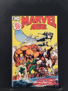 Marvel Age #2 1st Cvr App of Alpha Flight in Full Interior Bios ALPHA Flight Mem