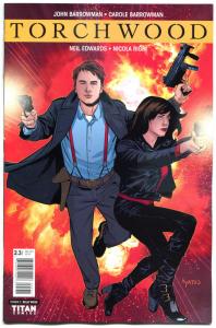 TORCHWOOD #3 C, NM, Captain Jack, Dr Who, 2017, John Barrowman, Kelly Yates